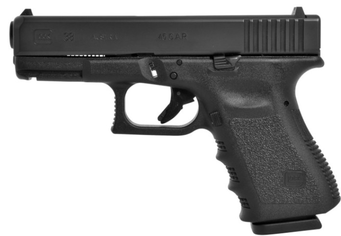 Glock G38 Gen 3 .45 GAP 4.01″ 8 Rd Black