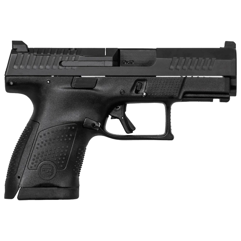 CZ P-10 S 9MM 3.5″ 12 Rd Black Optic Ready